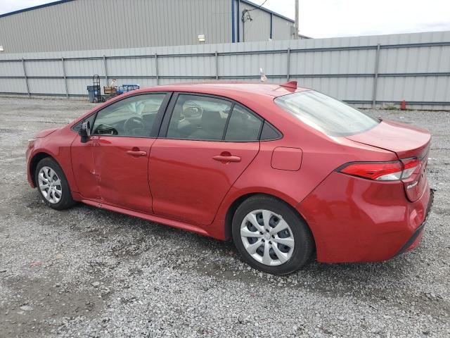 JTDEPMAE5MJ137194 - 2021 TOYOTA COROLLA LE წითელი ფოტო 2