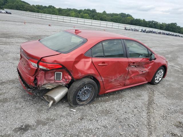 JTDEPMAE5MJ137194 - 2021 TOYOTA COROLLA LE წითელი ფოტო 3