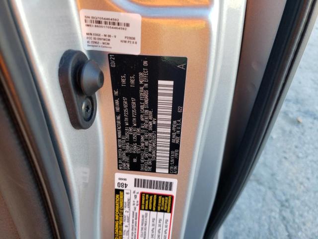 5TDKRKECXMS029571 - 2021 TOYOTA SIENNA LE SILVER photo 12