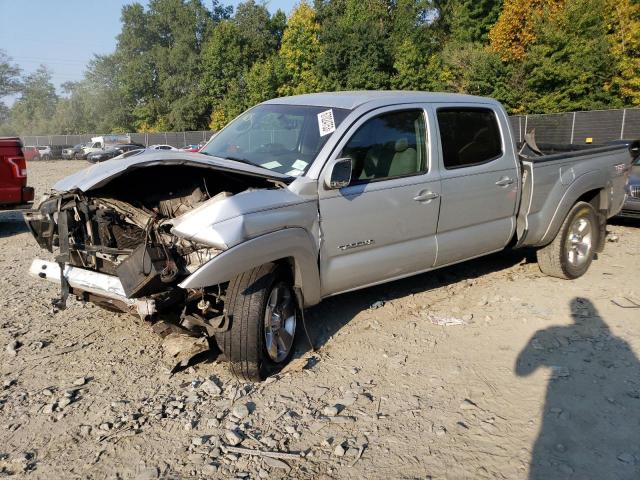 5TEKU72NX7Z459383 - 2007 TOYOTA TACOMA DOUBLE CAB PRERUNNER LONG BED SILVER photo 1