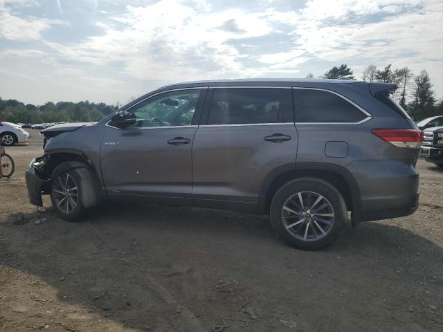 5TDJGRFH7JS040611 - 2018 TOYOTA HIGHLANDER HYBRID GRAY photo 2