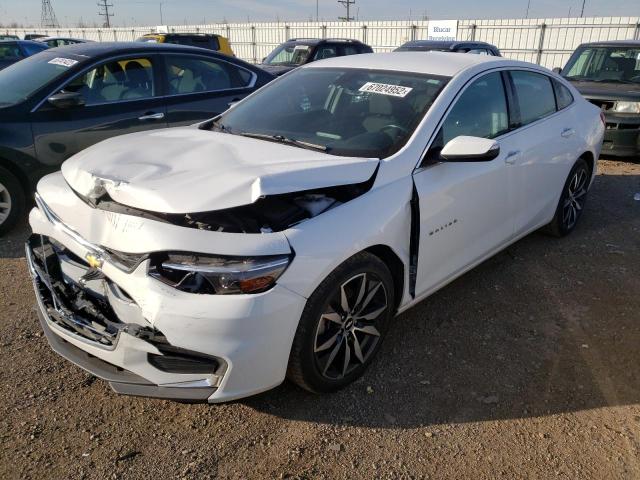 1G1ZD5ST4JF290363 - 2018 CHEVROLET MALIBU LT WHITE photo 1