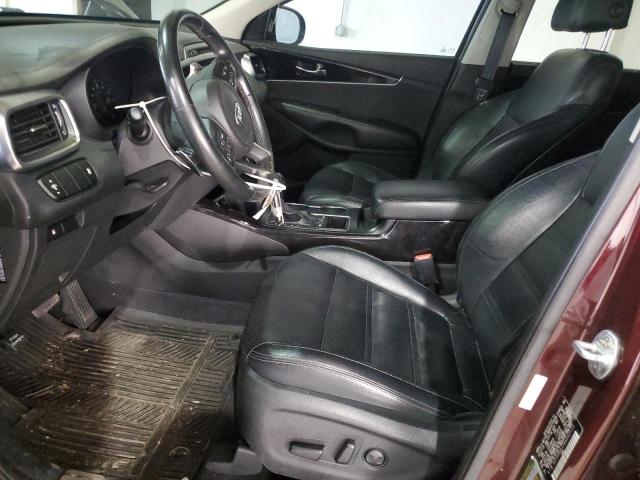 5XYPHDA17HG262111 - 2017 KIA SORENTO EX BURGUNDY photo 7