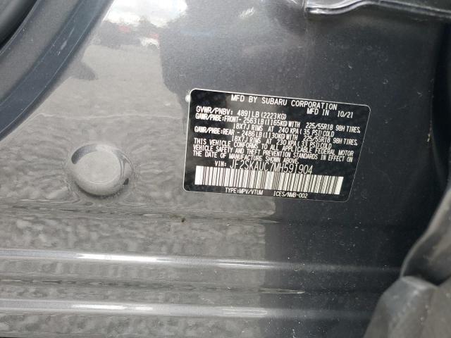 JF2SKAUC7MH591904 - 2021 SUBARU FORESTER LIMITED GRAY photo 12