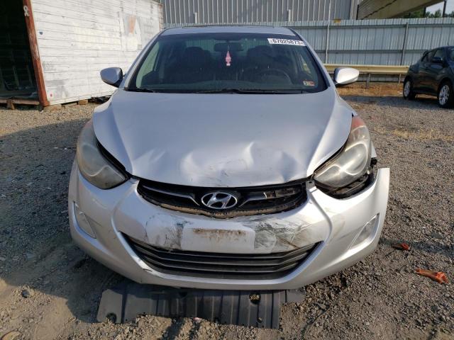 KMHDH4AE5CU258650 - 2012 HYUNDAI ELANTRA LI GLS SILVER photo 5