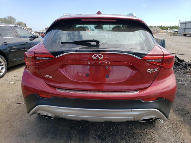 SJKCH5CR9HA031800 - 2017 INFINITI QX30 BASE RED photo 6