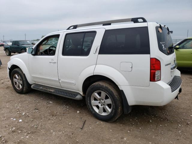 5N1AR1NB9BC613287 - 2011 NISSAN PATHFINDER S WHITE photo 2