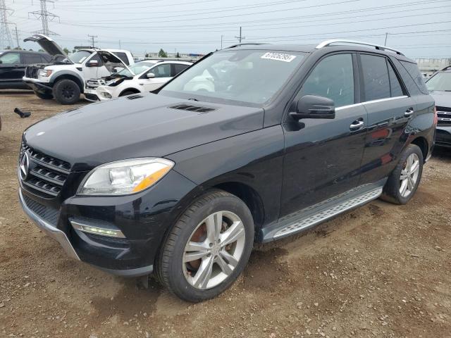 4JGDA5HB3EA420723 - 2014 MERCEDES-BENZ ML 350 4MATIC BLACK photo 1