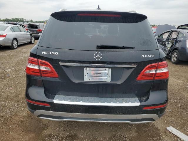 4JGDA5HB3EA420723 - 2014 MERCEDES-BENZ ML 350 4MATIC BLACK photo 6
