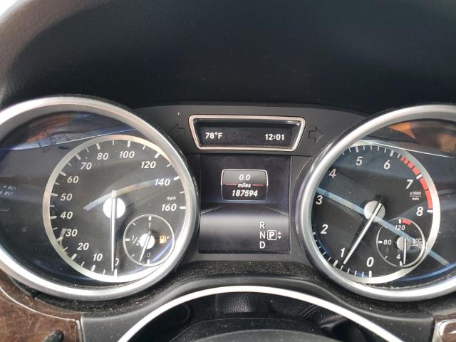 4JGDA5HB3EA420723 - 2014 MERCEDES-BENZ ML 350 4MATIC BLACK photo 9