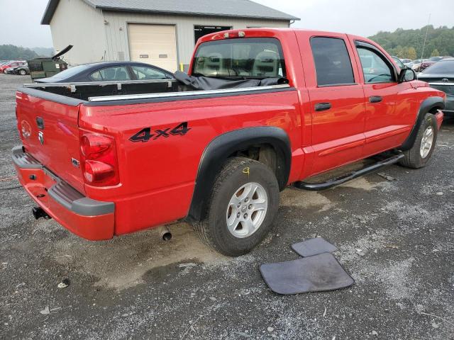 1D7HW48N76S503312 - 2006 DODGE DAKOTA QUAD SLT Qırmızı foto 3