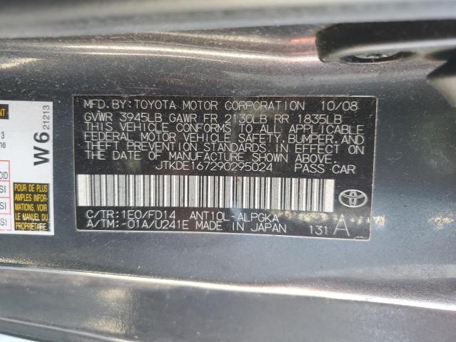 JTKDE167290295024 - 2009 TOYOTA SCION TC 石墨色 照片 13