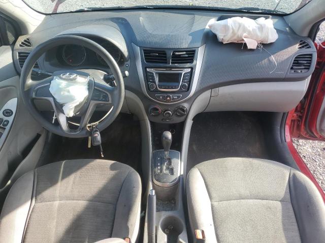 KMHCT5AE9FU215062 - 2015 HYUNDAI ACCENT GS RED photo 8
