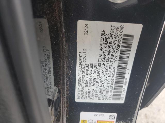 19UDE4H35RA024747 - 2024 ACURA INTEGRA A-SPEC BLACK photo 12