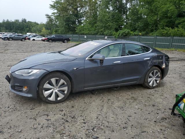 5YJSA1E22MF425958 - 2021 TESLA MODEL S GRAY photo 1