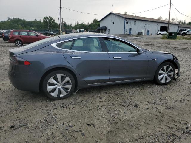 5YJSA1E22MF425958 - 2021 TESLA MODEL S GRAY photo 3