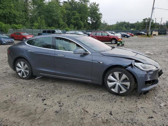 5YJSA1E22MF425958 - 2021 TESLA MODEL S GRAY photo 4
