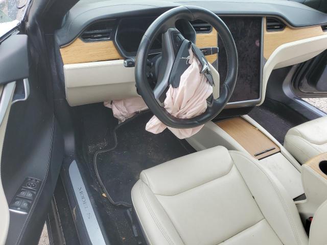 5YJSA1E22MF425958 - 2021 TESLA MODEL S GRAY photo 8