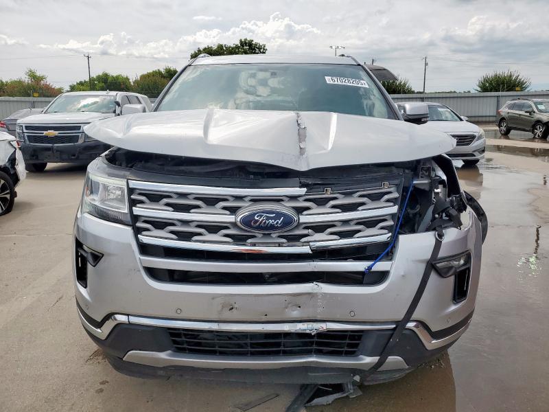1FM5K7F85JGC26240 - 2018 FORD EXPLORER LIMITED Silber Foto 5