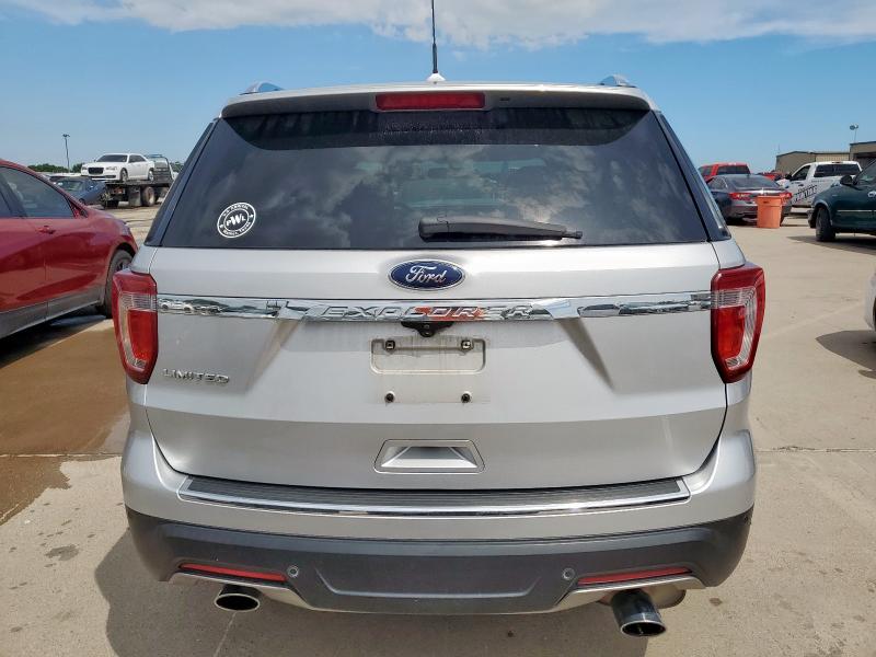 1FM5K7F85JGC26240 - 2018 FORD EXPLORER LIMITED Silber Foto 6