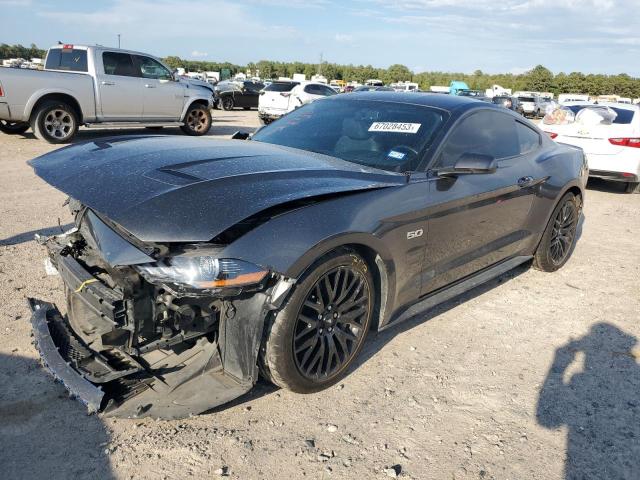 1FA6P8CF5K5135233 - 2019 FORD MUSTANG GT CHARCOAL photo 1