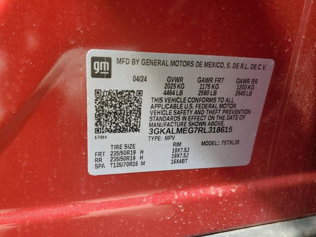 3GKALMEG7RL318615 - 2024 GMC TERRAIN SLE RED photo 13