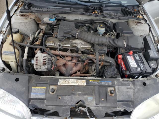 1G1JC124127243059 - 2002 CHEVROLET CAVALIER SILVER photo 11