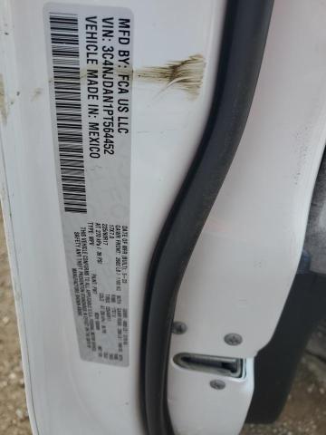 3C4NJDAN1PT564452 - 2023 JEEP COMPASS SPORT თეთრი ფოტო 14