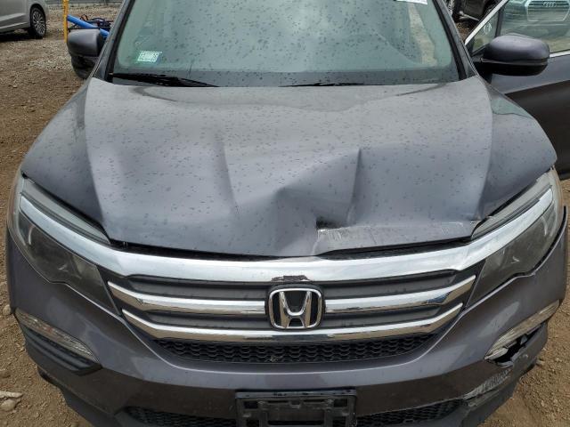 5FNYF6H56GB077441 - 2016 HONDA PILOT EXL GRAY photo 11