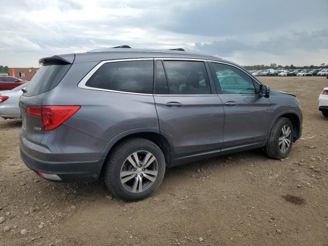 5FNYF6H56GB077441 - 2016 HONDA PILOT EXL GRAY photo 3