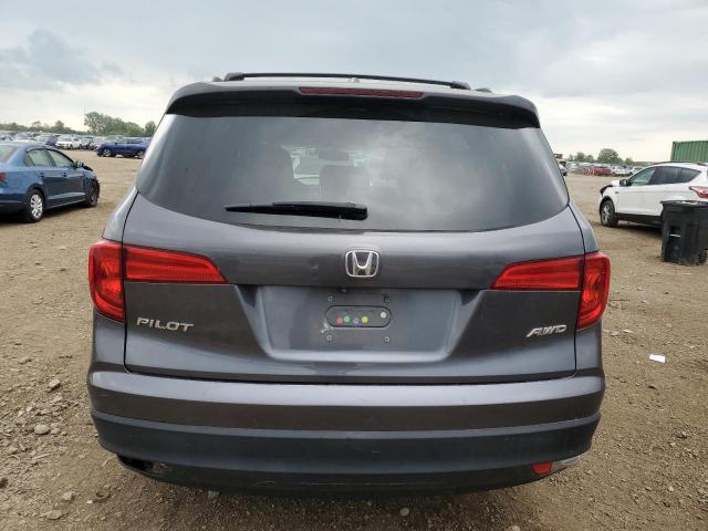 5FNYF6H56GB077441 - 2016 HONDA PILOT EXL GRAY photo 6