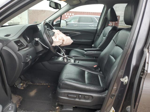 5FNYF6H56GB077441 - 2016 HONDA PILOT EXL GRAY photo 7