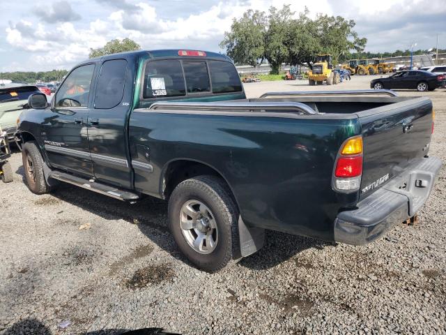 5TBRT34111S133019 - 2001 TOYOTA TUNDRA ACCESS CAB მწვანე ფოტო 2