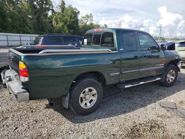 5TBRT34111S133019 - 2001 TOYOTA TUNDRA ACCESS CAB მწვანე ფოტო 3