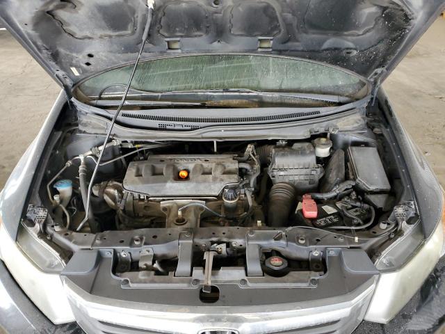 19XFB2F51CE308731 - 2012 HONDA CIVIC LX BLACK photo 11