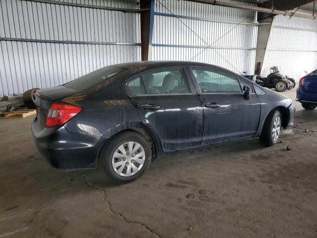 19XFB2F51CE308731 - 2012 HONDA CIVIC LX BLACK photo 3