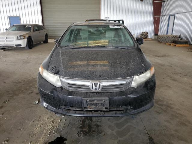 19XFB2F51CE308731 - 2012 HONDA CIVIC LX BLACK photo 5