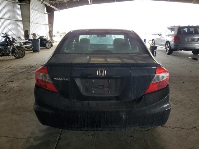 19XFB2F51CE308731 - 2012 HONDA CIVIC LX BLACK photo 6