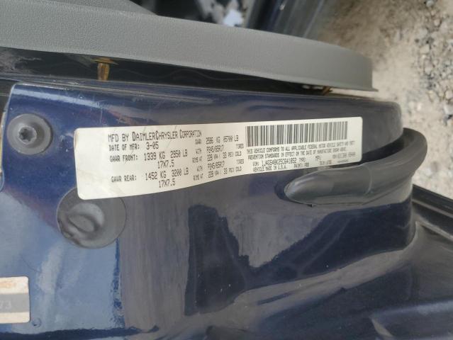 1J4GS48K25C641852 - 2005 JEEP GRAND CHEROKEE LAREDO 蓝色 照片 12