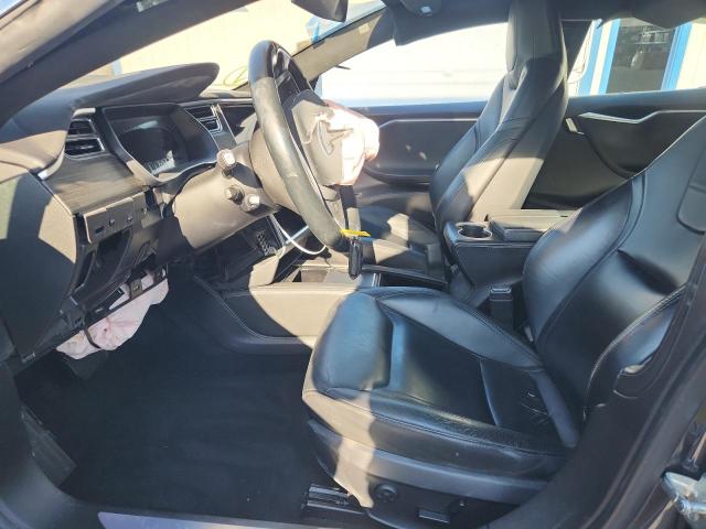 5YJSA1E24FF116267 - 2015 TESLA MODEL S Сұр фото 7