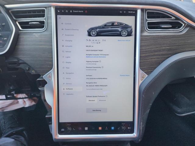 5YJSA1E24FF116267 - 2015 TESLA MODEL S Сұр фото 9