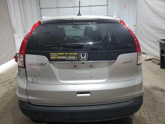 JHLRM4H75CC001381 - 2012 HONDA CR-V EXL SILVER photo 6