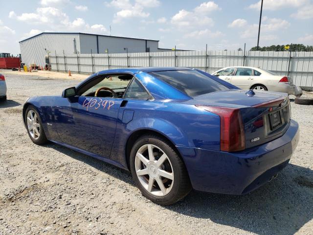 1G6YV34A655602889 - 2005 CADILLAC XLR BLUE photo 2