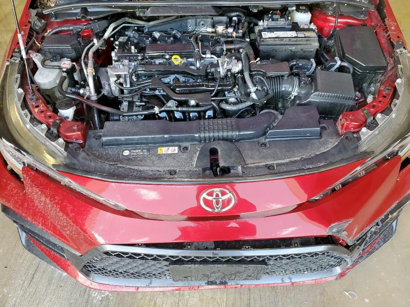 JTDS4MCE9NJ091198 - 2022 TOYOTA COROLLA SE 红色 照片 11