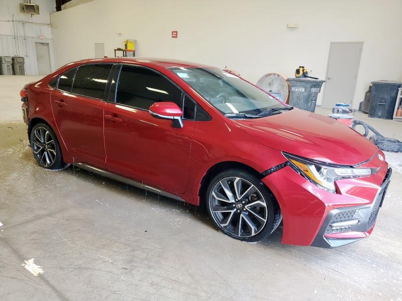 JTDS4MCE9NJ091198 - 2022 TOYOTA COROLLA SE 红色 照片 4