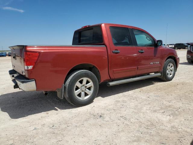 1N6BA0ED7EN516008 - 2014 NISSAN TITAN S BURGUNDY photo 3