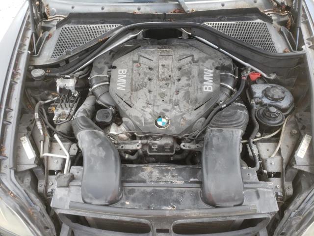 5UXFG83599LZ93875 - 2009 BMW X6 BLACK photo 12
