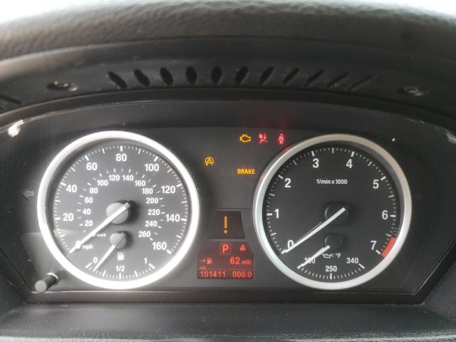 5UXFG83599LZ93875 - 2009 BMW X6 BLACK photo 9