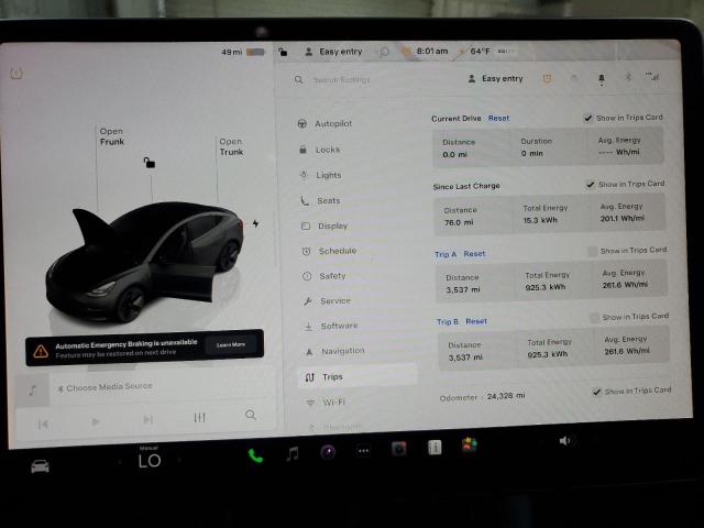 5YJ3E1EA0PF691175 - 2023 TESLA MODEL 3 Boz foto 9