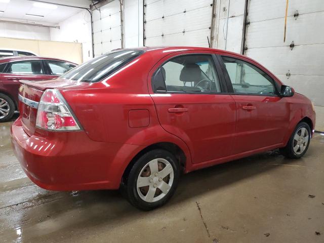 KL1TD5DE1AB105339 - 2010 CHEVROLET AVEO LS RED photo 3